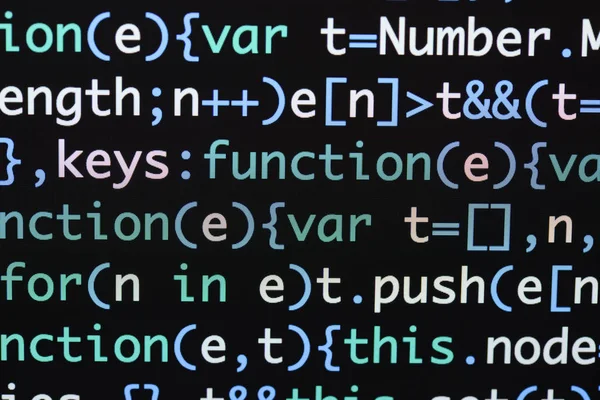 Gerçek Java komut dosyası kodu ekran geliştirmek. Programlama iş akışı abs