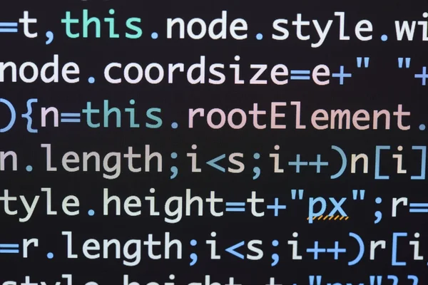 Gerçek Java komut dosyası kodu ekran geliştirmek. Programlama iş akışı abs