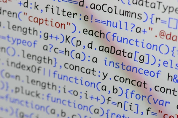 Gerçek Java komut dosyası kodu ekran geliştirmek. Programlama iş akışı abs