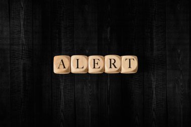 Ahşap küpleri uyarı kelime. Uyarı kavramı