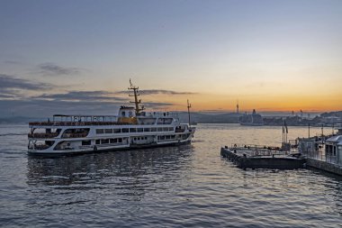 İstanbul, 14 Ekim 2019. Asya ve Avrupa kıtaları arasında rüya şehri. İstanbul 'dan şehir manzarası