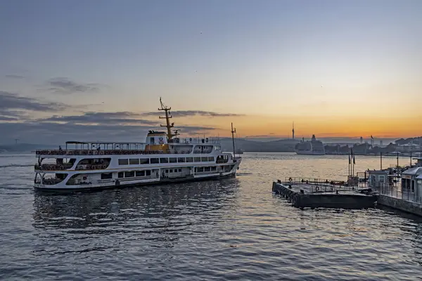 Istanbul Turkey October 2019 Dream City Asia European Continents Вид — стоковое фото