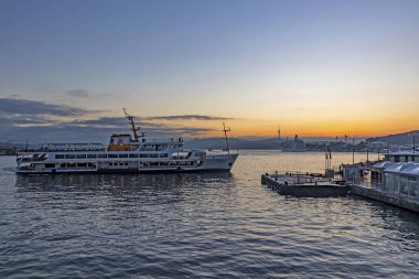 İstanbul, 14 Ekim 2019. Asya ve Avrupa kıtaları arasında rüya şehri. İstanbul 'dan şehir manzarası