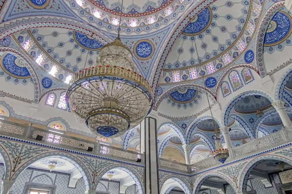 Atakoy Istanbul Turkey August 2019 Interior View Omer Duruk Mosque — стоковое фото