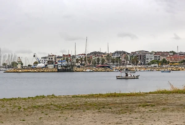 Yeşilköy Stanbul Eylül 2019 Yeşilköy Stanbul Mara Denizi Kıyısında Bir — Stok fotoğraf