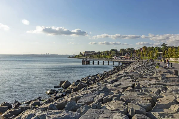 Florya Istanbul Turkey August 2019 Marmara Sea Landscape Seashore Florya — Stockfoto