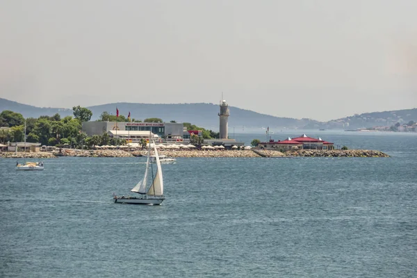 Moda Istanbul Turkey June 2019 Marmara Sea Landscape Seascape Moda — Stock Photo, Image