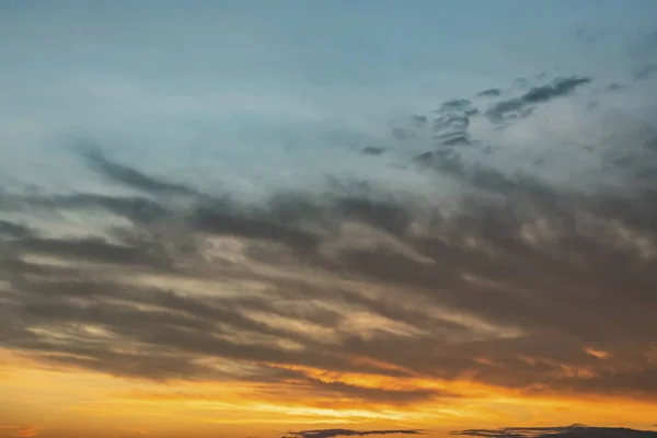 Кольори Неба Хмари Заході Сонця — стокове фото