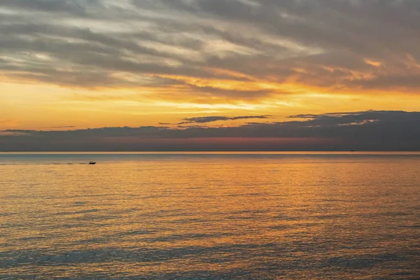 Sonnenuntergang Meer Der Marmara Istanbul — Stockfoto