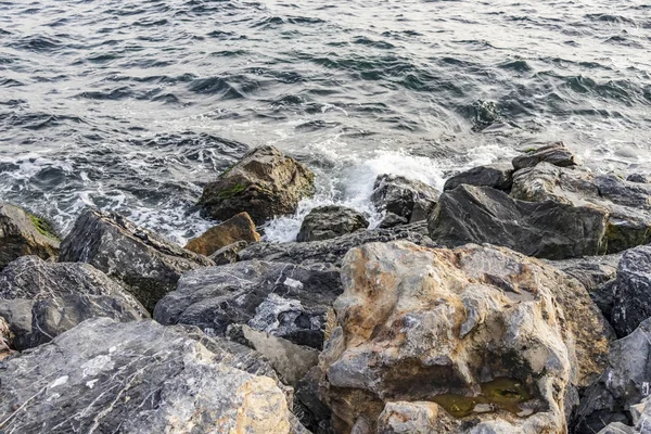 Rocas Olas Lado Del Mar — Foto de Stock
