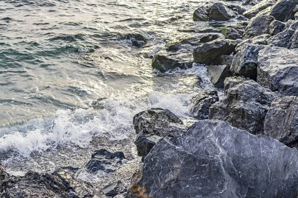 Rocas Olas Lado Del Mar — Foto de Stock