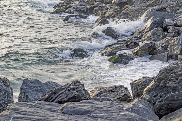 rocks and wave at the sea side