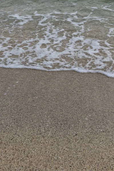 Strand Und Wellen Der Küste Winter — Stockfoto