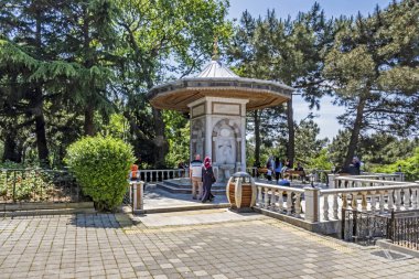 Beykoz, istanbul, Turkey-2019. Yusa Tepesi, İstanbul 'un Beykoz ilçesindeki en yüksek tepe, denize en yakın tepe ve 200 metre. Yusa' nın mezarı tüm inançlar tarafından kutsal kabul edilir..