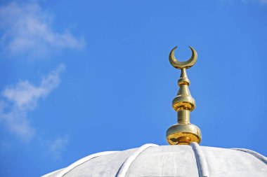 Florya, İstanbul, Hindi 2019. Florya bölgesindeki sahte cami kubbesi..