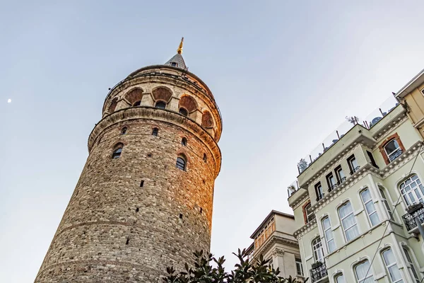 Beyoglu Stambuł Indyk Styczeń 2020 Widok Zewnętrzny Ikony Historycznej Turystycznej — Zdjęcie stockowe