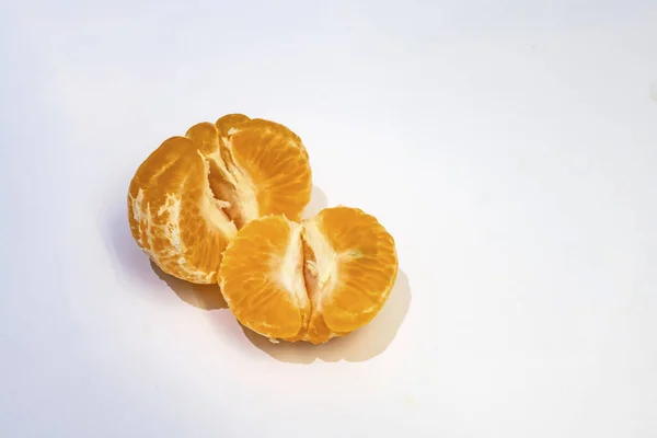 Close Pronto Para Comer Frutas Tangerina — Fotografia de Stock