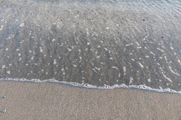 Playa Arena Olas Invierno — Foto de Stock