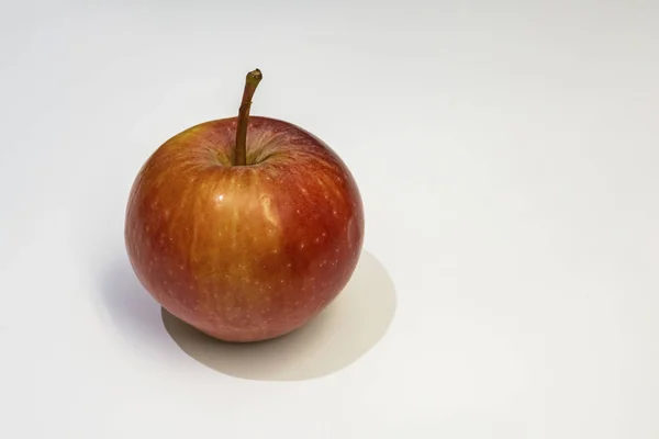 Nahaufnahme Bereit Rote Äpfel Auf Weißem Hintergrund Essen — Stockfoto