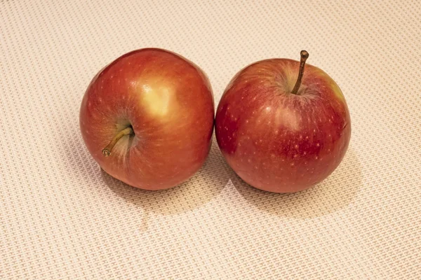 Nahaufnahme Bereit Rote Äpfel Auf Hintergrund Essen — Stockfoto