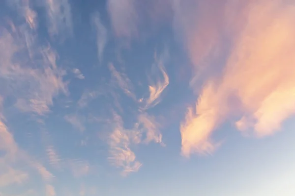 Закат Облака Впечатляющее Небо Природе — стоковое фото
