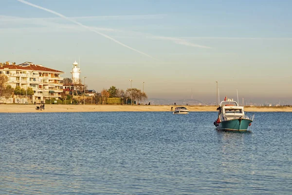 Yesilkoy Istanbul Kalkon Januari 2020 Hotell Vid Marmarasjöns Strand Yesilkoy — Stockfoto