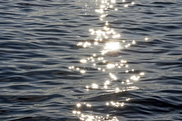 Evening Sun Sparkles Sea — 스톡 사진