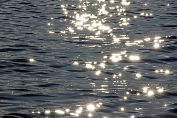 Evening Sun Sparkles Sea — 스톡 사진