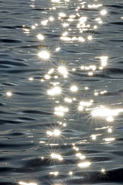 Evening Sun Sparkles Sea — 스톡 사진