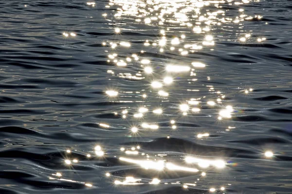 Evening Sun Sparkles Sea — 스톡 사진