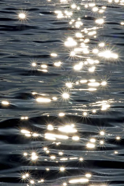 Evening Sun Sparkles Sea — 스톡 사진