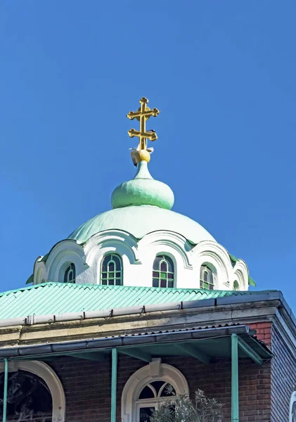 Karakoy Stambuł Indyk Luty 2020 Historyczne Aya Andrea Rosyjski Kościół — Zdjęcie stockowe