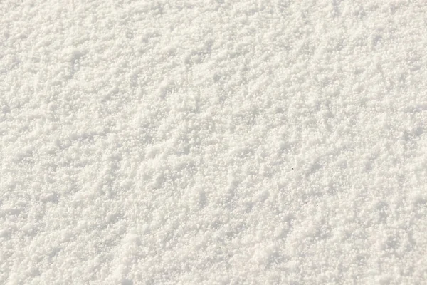 Schneeflocken Und Ein Haufen Schnee Der Natur — Stockfoto