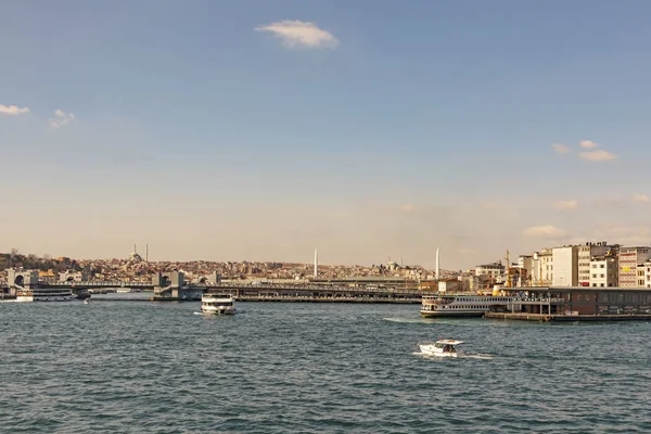 トルコのイスタンブール 2020年2月23日ヨーロッパとアジアの間の夢の都市歴史的建造物と植物相 — ストック写真