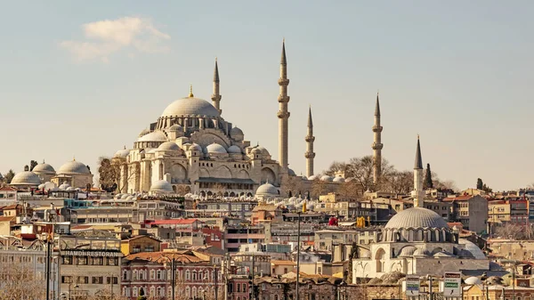 Istanbul Kalkon Februari 2020 Dream City Mellan Europa Och Asien — Stockfoto