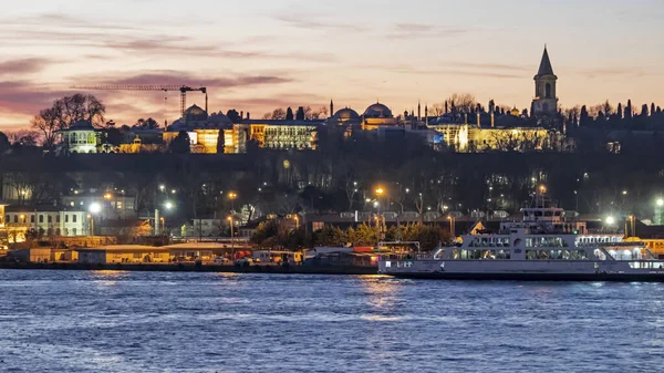 Istanbul Truthahn Februar 2020 Landschaft Und Stadt Von Istanbul Bei — Stockfoto