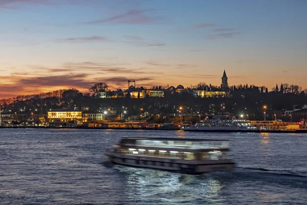 Istanbul Kalkoen Februari 2020 Landschap Uitzicht Stad Vanaf Istanbul Bij — Stockfoto