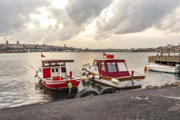 Balat Istanbul Turkey March 2020 Golden Horn Also Known Its — стоковое фото