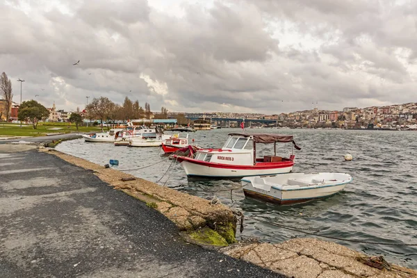 Balat Istanbul Truthahnmarsch 2020 Das Goldene Horn Auch Unter Seinem — Stockfoto