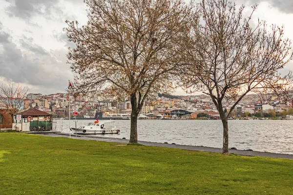 Balat Istanbul Truthahnmarsch 2020 Das Goldene Horn Auch Unter Seinem — Stockfoto