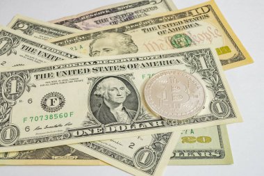 Banknotların arka planındaki şifreli para birimlerini kapat