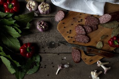 Natürmort gıda farklı tipleri ile