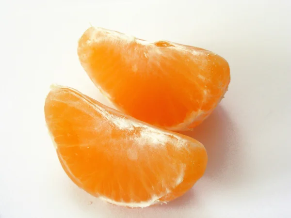 Rebanadas de mandarina fotos — Foto de Stock