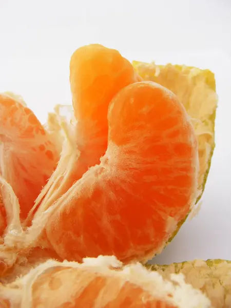 Fruto indispensável do descascado e pronto para comer a mandarina de estação de inverno 4 — Fotografia de Stock