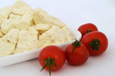 Yeni tulum peyniri ve görsel stok fotoğraf