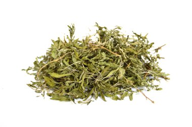 Beyaz zemin kuru kekik