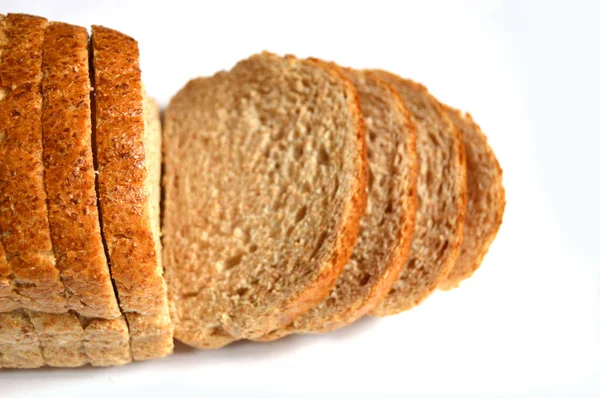 Bran bread for health, bran bread pictures, sliced bran breads, bran bread for patients — Stock Photo, Image