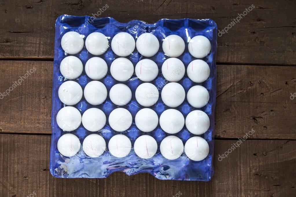 Eggs in the box, 30 lu eggs, white chicken eggs, eggs in different concepts,