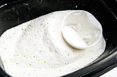 Çamaşırhane deterjan, çamaşır deterjanı deterjan kutusuna