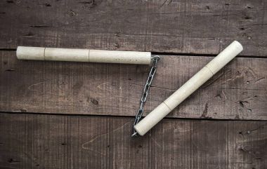 Nunchaku, nunchaku, kung fu ve savaşta kullanılan nunchaku